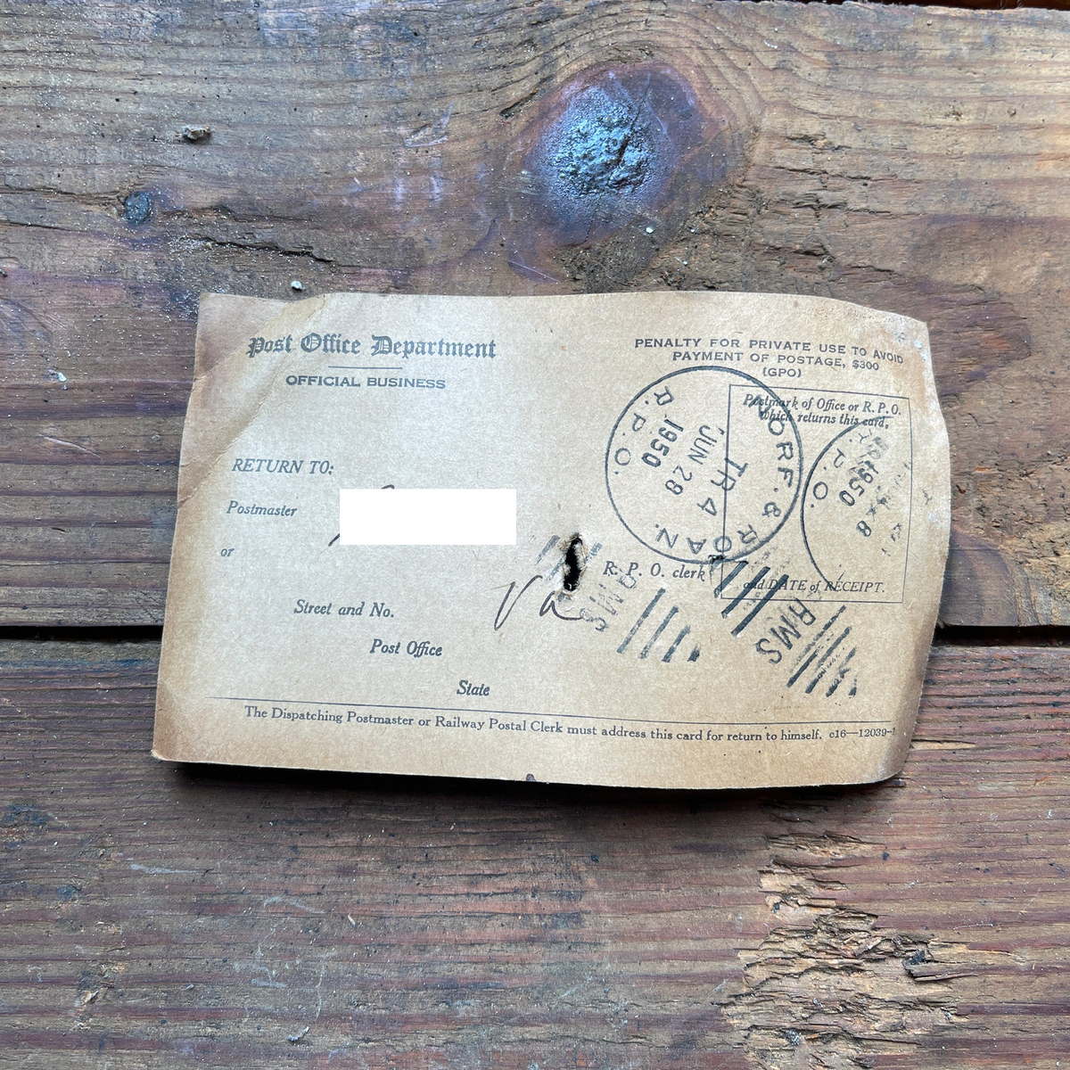 Mystery Bag - Postal Ephemera (Set of 3)